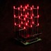 3D LED Kubus - 3 x 3 x 3 (Rode LED)