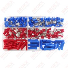 Assortiment geïsoleerde kabelschoenen 250-delig