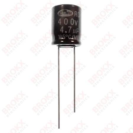 4,7 µF 400 V 105 ºC