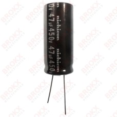 47 µF 450 V 105 ºC