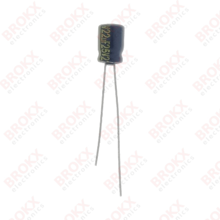 22 µF 25 V 105 ºC
