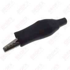 Krokodil clip zwart 35 mm