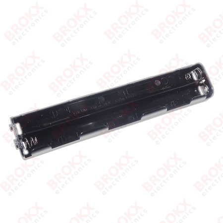Batterij houder 6 x AA met 9 V clip aansluiting