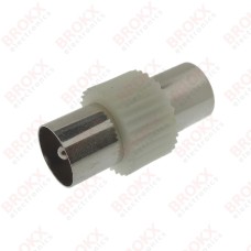 Adapter Coax mannelijk-mannelijk