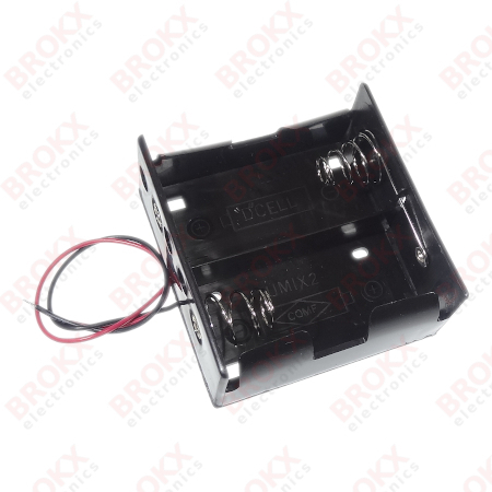 Batterij houder 2 x D
