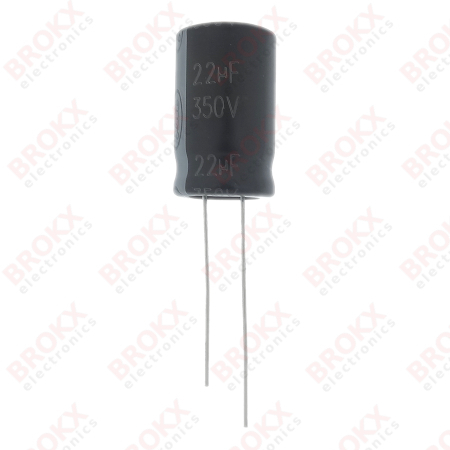 22 µF 350 V 105 ºC