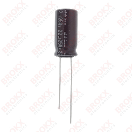 22 µF 250 V 105 ºC