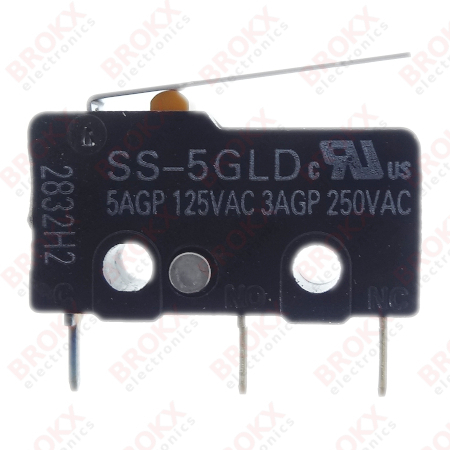 Microswitch - Wissel contact (SPDT)