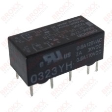 Bistabiel relais (DPDT) - 12 VDC