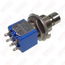 Druk-/voetschakelaar 2-polig wisselcontact