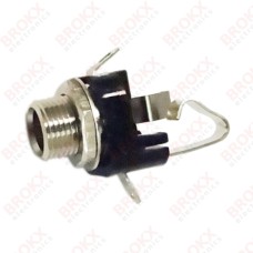 Jack 6,35 mm - vrouwelijk - stereo - paneelmontage