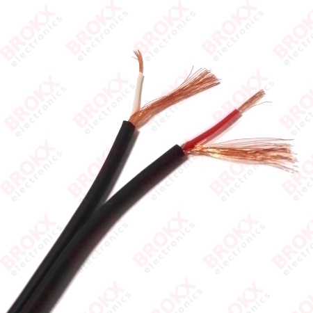 Audio kabel 2-aderig afgeschermd twin