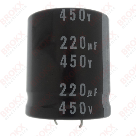 220 µF 450 V 105 ºC