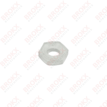 M2 Zeskantmoer Nylon