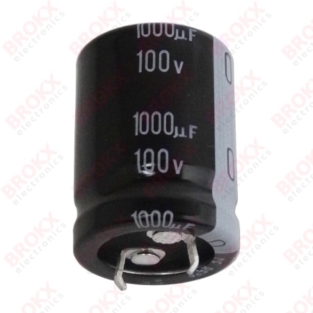 1000 µF 100 V 85 ºC