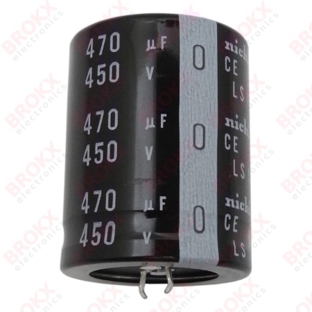 470 µF 450 V 85 ºC