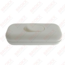 Snoerschakelaar wip wit