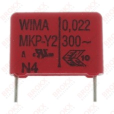 22 nF 300 VAC Y2