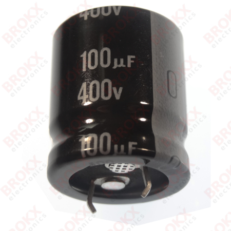 100 µF 400 V 105 ºC