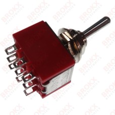 Tuimel schakelaar - AAN-AAN (3PDT)