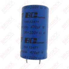470 µF 200 V 105 ºC