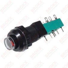 Drukschakelaar 2-polig wisselcontact