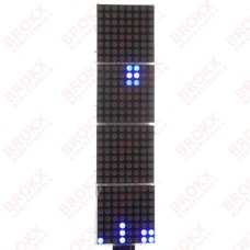 LED Matrix module 32x8 Blauw