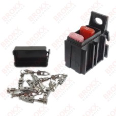 Zekeringhouder 4 x mini steek zekeringen