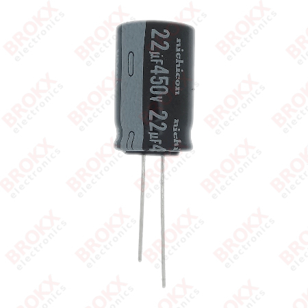 22 µF 450 V 105 ºC