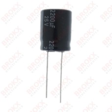 2200 µF 25 V 105 ºC
