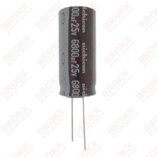 6800 µF 25 V 105 ºC