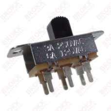 Schuifschakelaar AAN-AAN (DPDT)