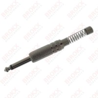 Jack 6,35 mm - mannelijk - mono - metaal