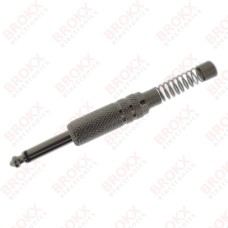 Jack 6,35 mm - mannelijk - mono - metaal