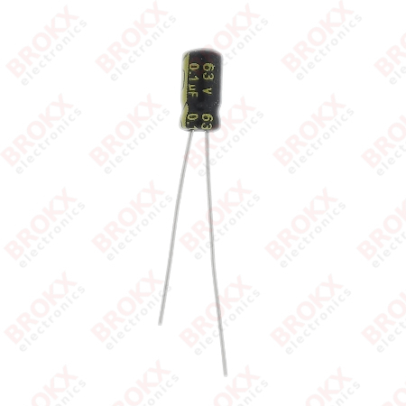 0,1 µF 63 V 105 ºC