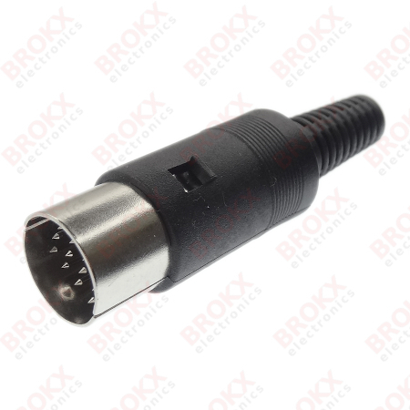 DIN plug 13 pins mannelijk