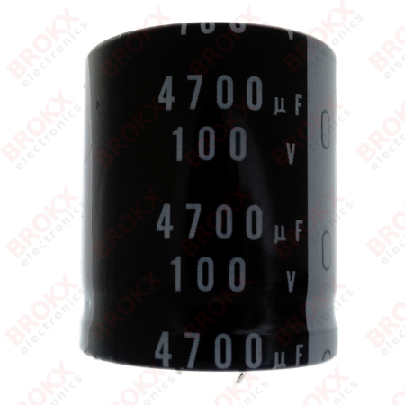 4700 µF 100 V 85 ºC
