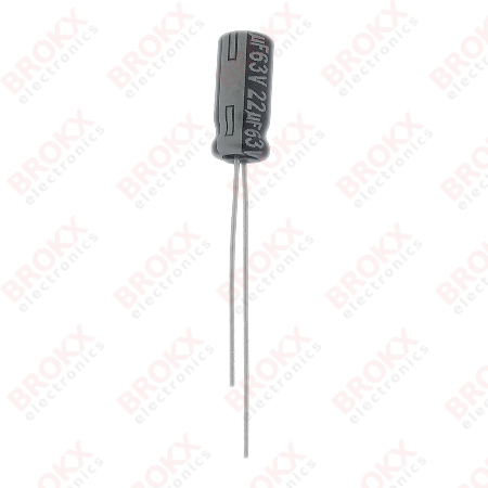 22 µF 63 V 105 ºC