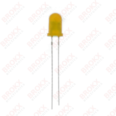 LED knipper oranje 5 mm (3-5 V)
