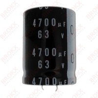 4700 µF 63 V 105 ºC