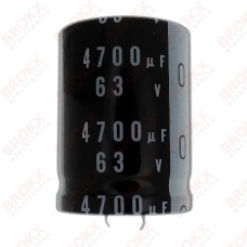 4700 µF 63 V 105 ºC