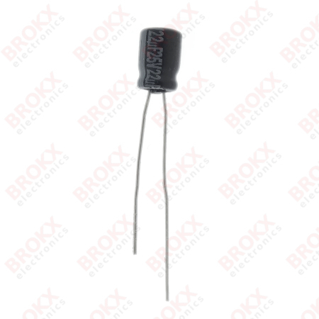 22 µF 25 V 85 ºC