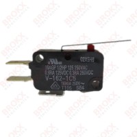 Microswitch - Wissel contact (SPDT) - lange hefboom