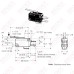 Microswitch - Wissel contact (SPDT) - lange hefboom Microswitch - Wissel contact (SPDT) - lange hefboom