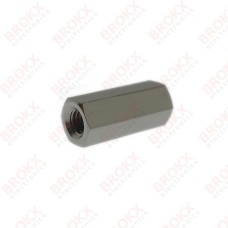 M3 Afstandsbus 12 mm met schroefdraad