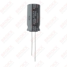 220 µF 100 V 105 ºC