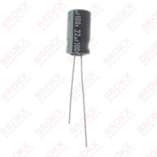 22 µF 100 V 85 ºC