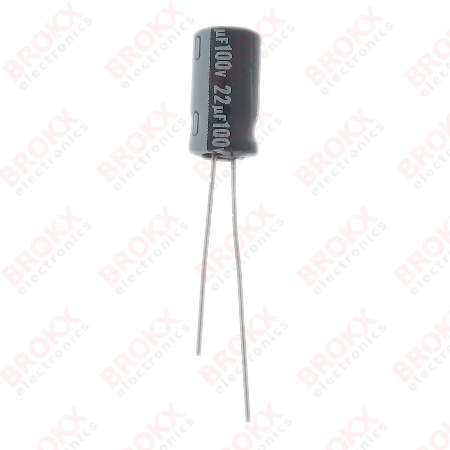 22 µF 100 V 85 ºC