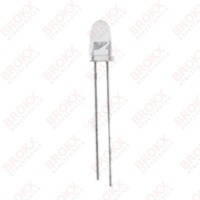 LED Oranje-Rood 5 mm 8000 mcd