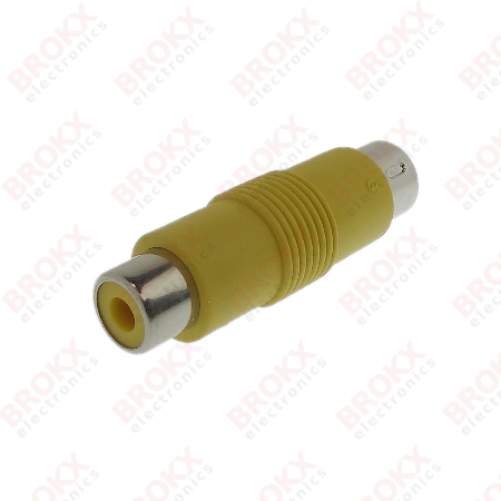 Tulp (female) composiet video naar 7 pins MINI DIN